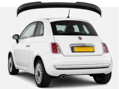 Achterspoiler | Fiat | 500 | 3-deurs | 2007-2015 | Glanzend zwart