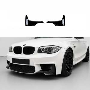 Voorbumper splitter | BMW | 1-serie E82 coupé | 1M | 2011-2012 | Glanzend zwart