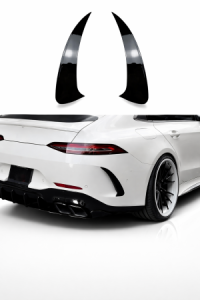 Aero Spoilers | Mercedes-AMG | GT 4-Door Coupé | X290 | GT50 GT63 | 2018+ | Glanzend zwart