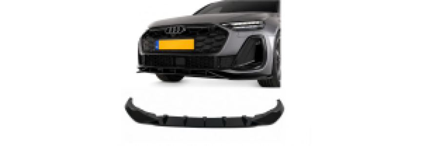 Frontspoiler | Audi | A5 S-Line | FU 2025+ | Glanzend zwart
