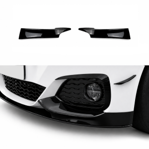 Voorbumper splitter | geschikt voor BMW | 1-serie F20 5d hatchback 2011-2015 / F21 3d hatchback 2012-2015 | M-Tech | pre-facelift | M-Sport look | Glanzend zwart