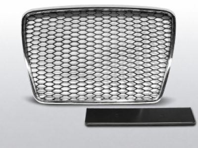 Grill | geschikt voor Audi | A6 C6 | 2009–2011 | RS type | ABS kunststof | Chroom