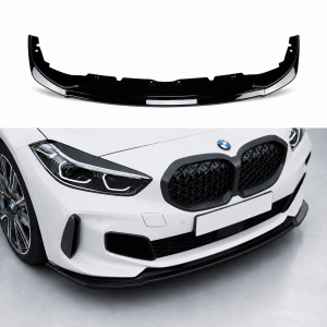Frontlip | geschikt voor BMW | 1-Serie F40 | M Sport | 2020+ | Glanzend zwart
