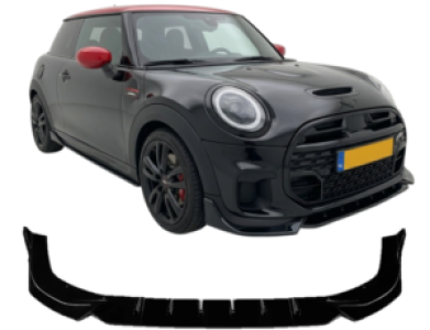 Frontspoiler | geschikt voor Mini | Cooper S | JCW F65 / F66 / J01 | Glanzend zwart