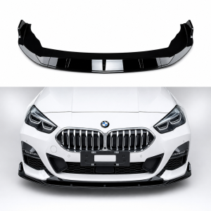 Frontlip (3pcs) | geschikt voor BMW | 2 Serie F44 M Sport | 2020+ | Glanzend zwart