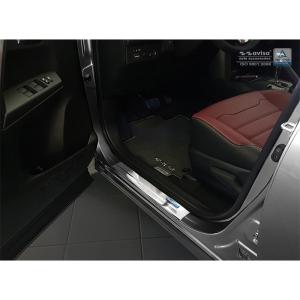 RVS Instaplijsten passend voor Toyota C-HR 2016-2019 & Facelift 2019- & RAV4 IV FL 2016-2018 & Lexus NX 2014-2021 - 'Hybrid' - 4-delig